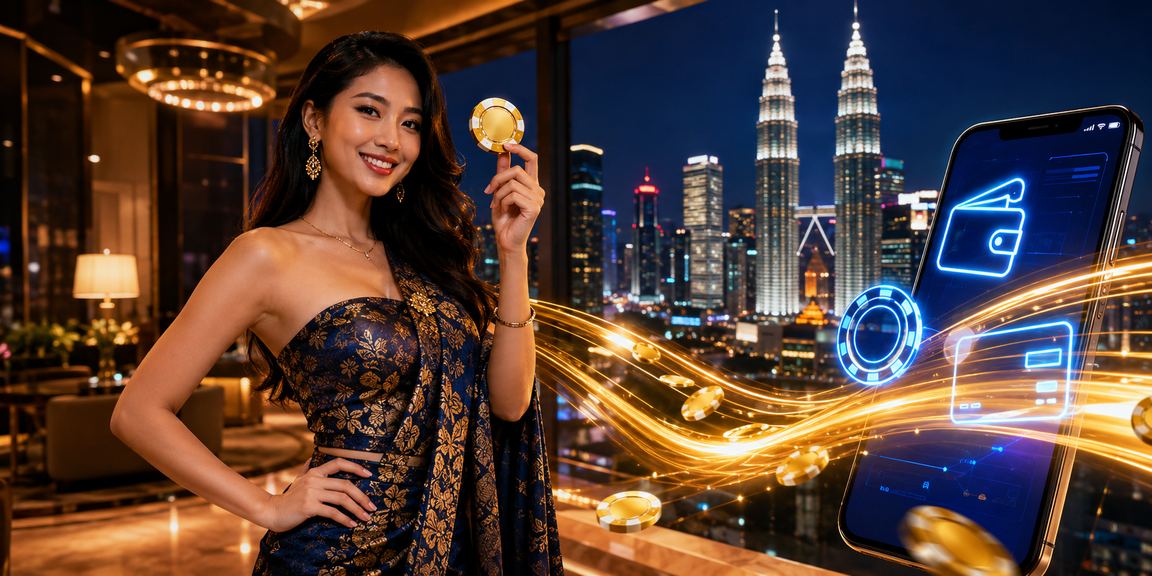 Antaramuka cashback bonus platform 600000 dengan latar bandar Kuala Lumpur