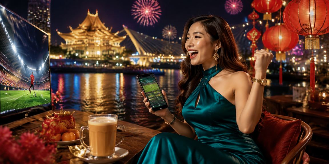 Pengguna Kuching mengakses permainan jackpot kasino dalam talian dari telefon pintar