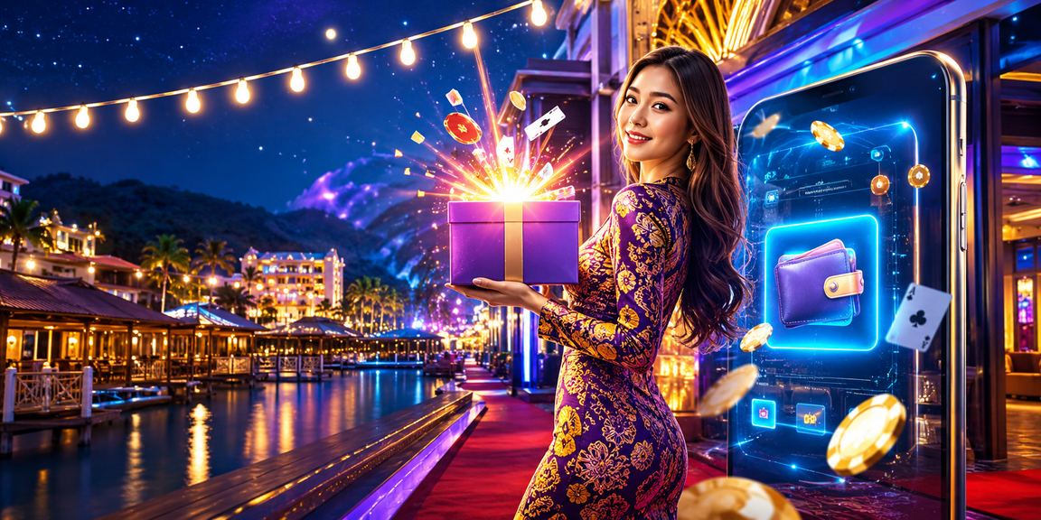 Suasana pertaruhan bertema batik Langkawi menggambarkan semangat budaya Malaysia dalam platform hiburan 600000