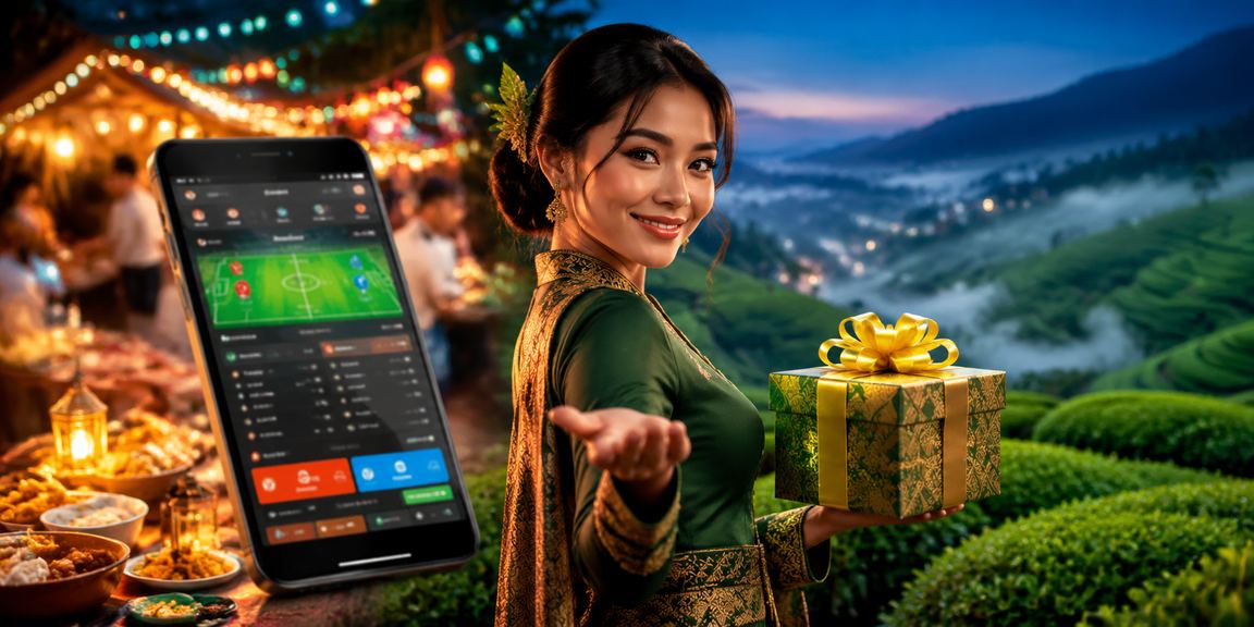Suasana perayaan Hari Raya di kasino hiburan Malaysia dengan tawaran jackpot istimewa 600000