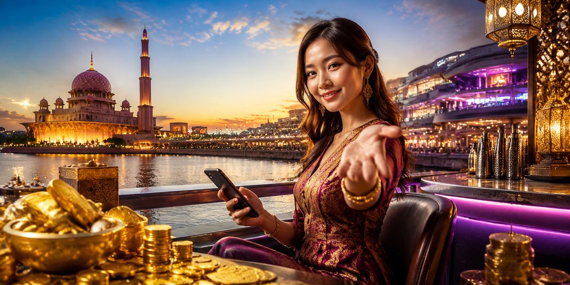 Pemain dari Putrajaya menggunakan telefon pintar untuk bermain poker kasino dalam talian di platform 600000